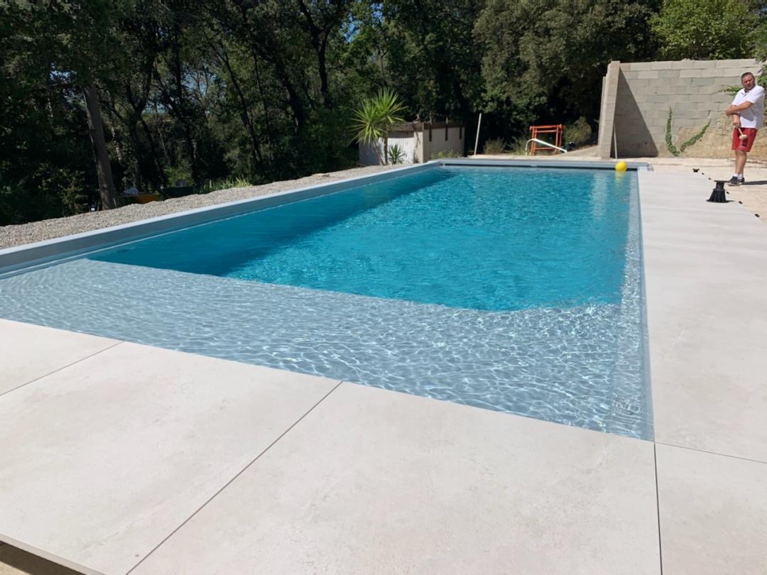 malibu piscine avec plage